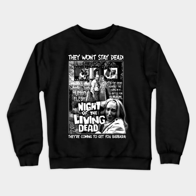 They Won't Stay Dead Crewneck Sweatshirt by The Dark Vestiary